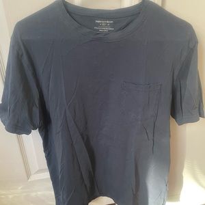 Paper Denim & Cloth blue oversized pocket t shirt